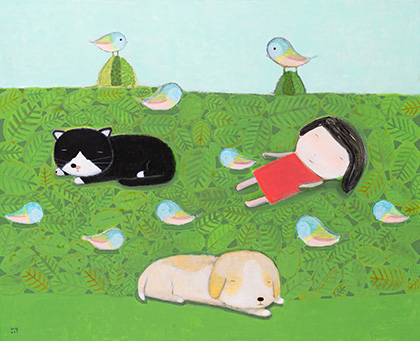 박형진_낮잠 Nap_2025_acrylic on canvas_80