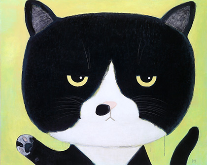 박형진_야옹이 Kitten_2024_acrylic on canvas_130